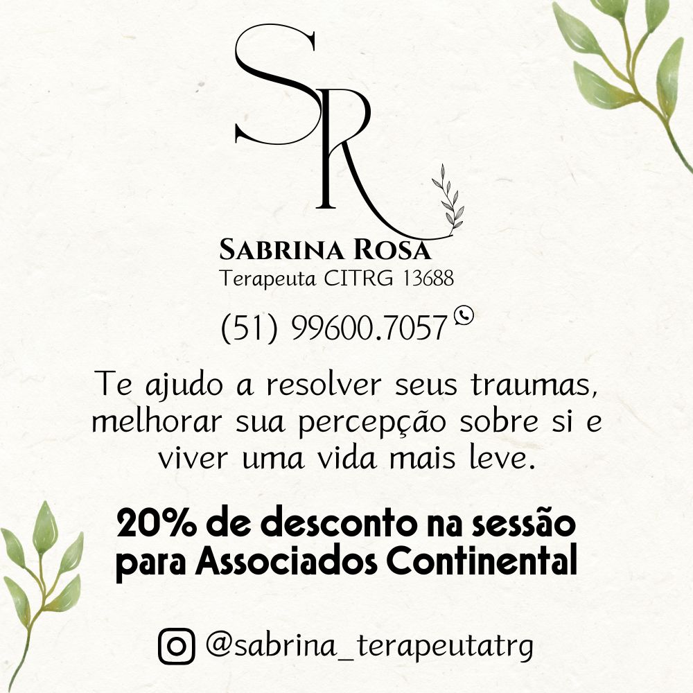 No momento, você está visualizando Sabrina Rosa – Terapia TRG